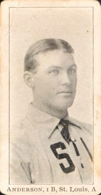 1903 Breisch-Williams (Type 1) !  Anderson, 1B, St Louis, A #1 Baseball Card