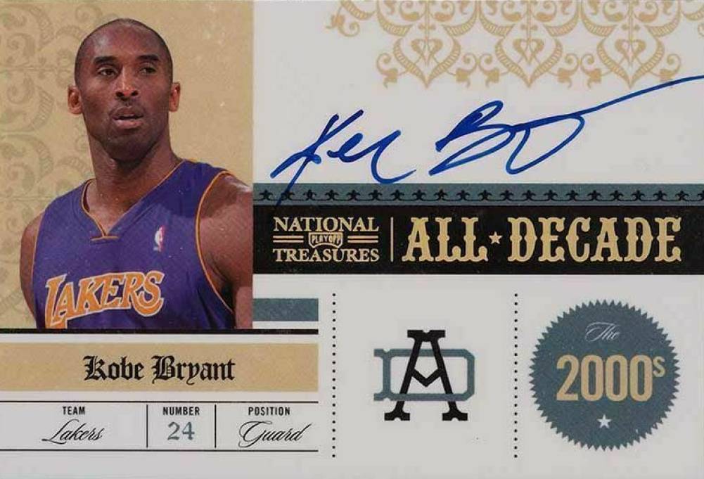 2009 Playoff National Treasures All Decade Kobe Bryant #14 Basketball Card