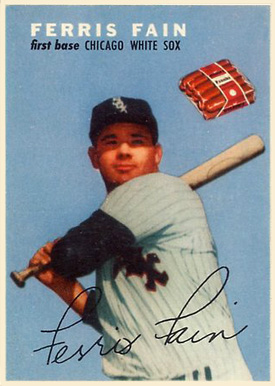 1954 Wilson Franks Ferris Fain # Baseball Card