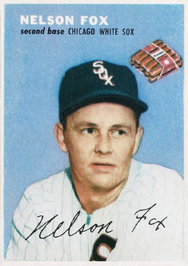 1954 Wilson Franks Nelson Fox # Baseball Card