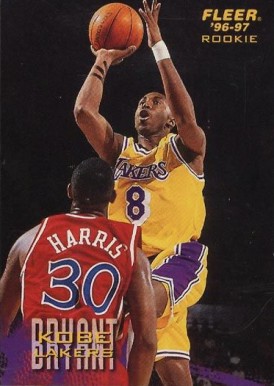 1996 Fleer Sprite Kobe Bryant #17 Basketball Card