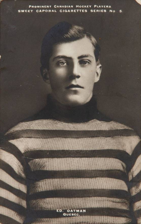 1910 Sweet Caporal Postcards Ed. Oatman Quebec. #5 Hockey Card