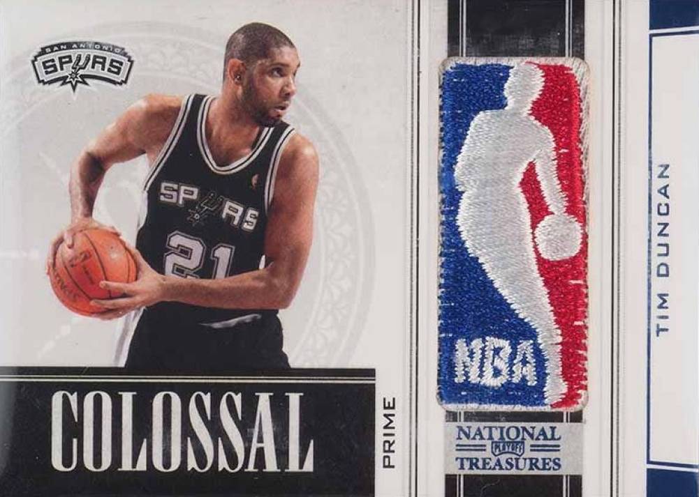 2009  Playoff National Treasures Colossal  Tim Duncan #40 Basketball Card