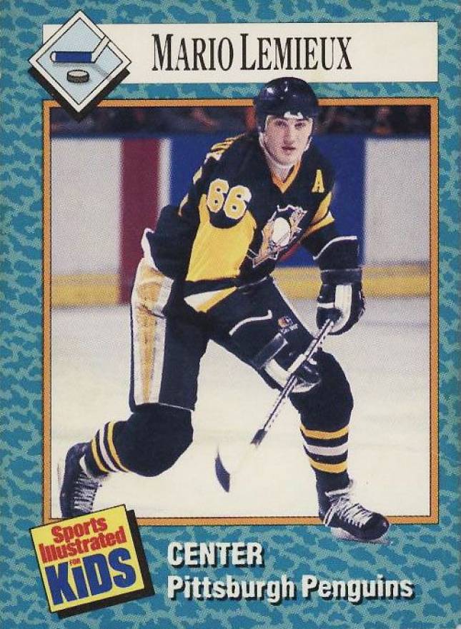 1989 S.I. for Kids Mario Lemieux #1 Hockey Card
