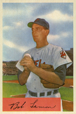 1954 Bowman Bob Lemon #196 Baseball Card