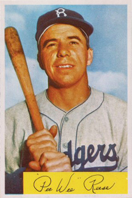 1954 Bowman Pee Wee Reese #58 Baseball Card