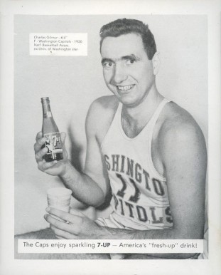1950 7-Up Washington Charles Gilmur #3 Basketball Card