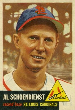 1953 Topps Al Schoendienst #78 Baseball Card