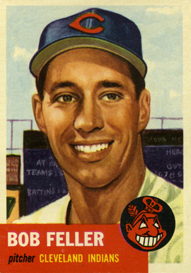 1953 Topps Bob Feller #54 Baseball Card
