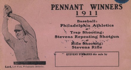 1911 Stevens Firearms Bris Lord #6 Baseball Card