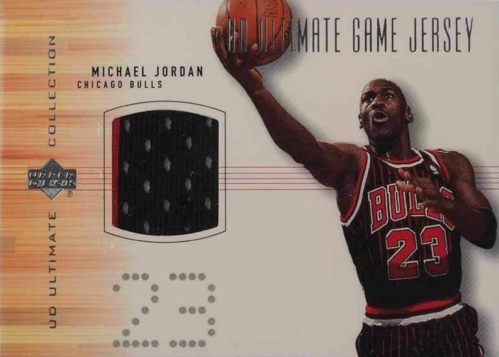 2000 Ultimate Collection Ultimate Game Jersey Michael Jordan #MJ-J Basketball Card