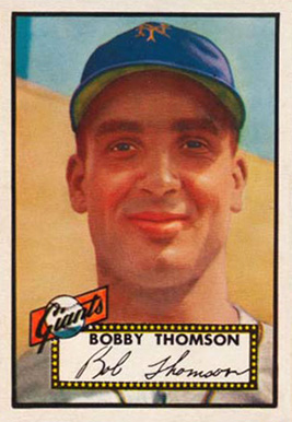 1952 Topps Bobby Thomson #313 Baseball Card