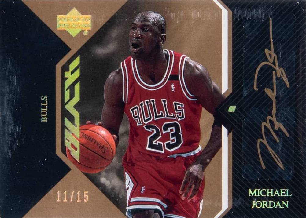 2006 Upper Deck Black Autograph Legends Michael Jordan #AL-MJ Basketball Card