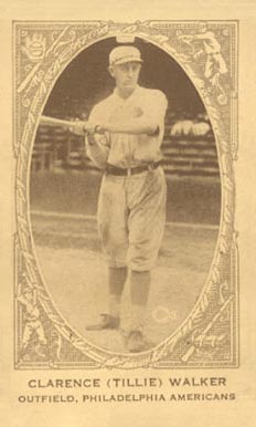 1922 American Caramel Clarence (Tillie) Walker # Baseball Card