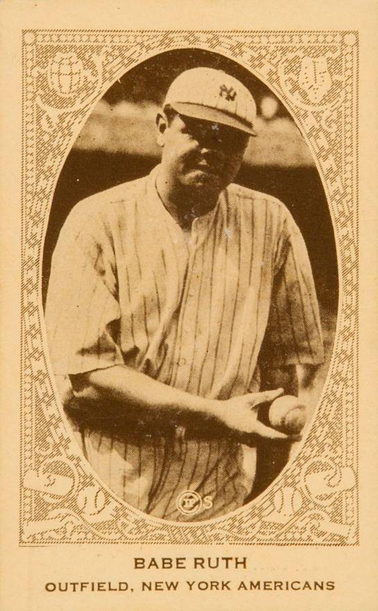 1922 American Caramel Babe Ruth # Baseball Card