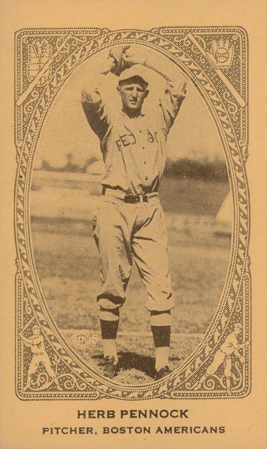 1922 American Caramel Herb Pennock # Baseball Card