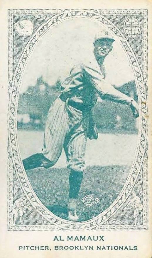 1922 American Caramel Al Mamaux # Baseball Card