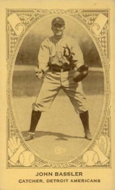 1922 American Caramel John Bassler # Baseball Card