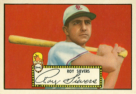 1952 Topps Roy Sievers #64b Baseball Card