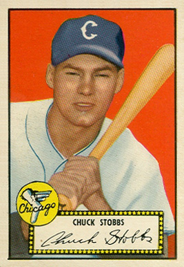 1952 Topps Chuck Stobbs #62b Baseball Card