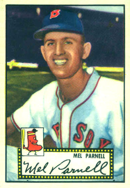 1952 Topps Mel Parnell #30 Baseball Card