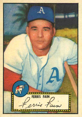 1952 Topps Ferris Fain #21 Baseball Card