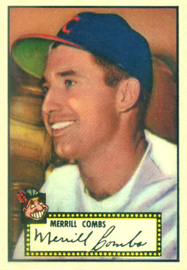 1952 Topps Merrill Combs #18b Baseball Card