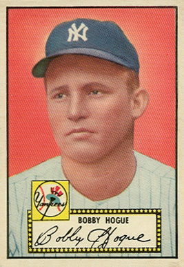 1952 Topps Bobby Hogue #9 Baseball Card