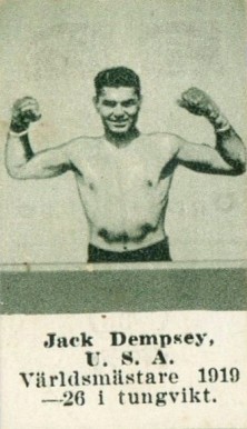 1930 Mazetti Chocolates Athletes Jack Dempsey # Other Sports Card