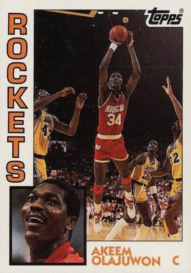 1992 Topps Archives Hakeem Olajuwon #54 Basketball Card
