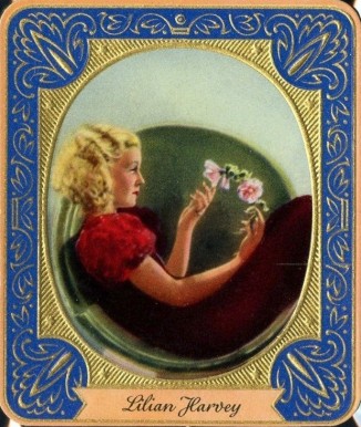 1934 Garbaty Cigarette Moderne Schonheitsgalerie Lilian Harvey #20 Non-Sports Card
