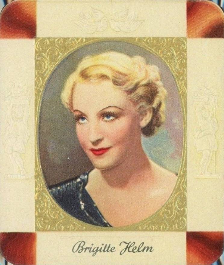 1934 Garbaty Cigarette Moderne Schonheitsgalerie Brigitte Helm #6 Non-Sports Card