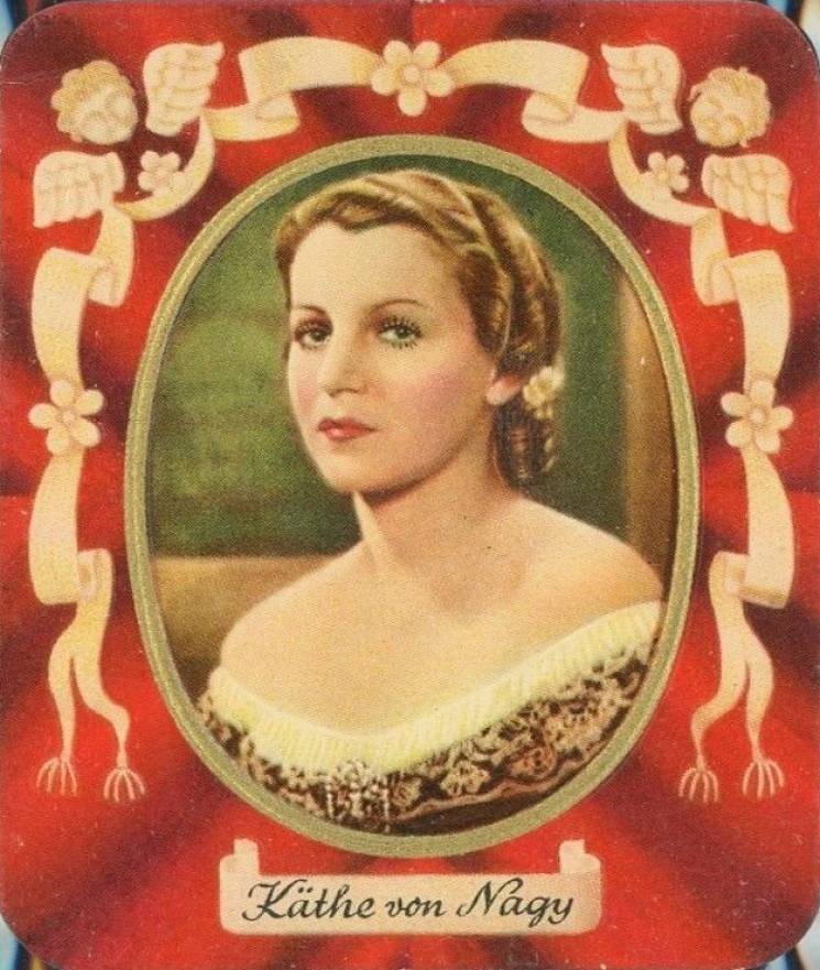 1934 Garbaty Cigarette Moderne Schonheitsgalerie Kathe Von Nagy #3 Non-Sports Card