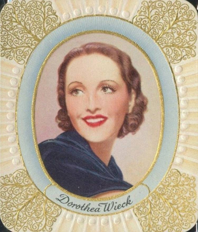 1934 Garbaty Cigarette Moderne Schonheitsgalerie Dorothea Wieck #60 Non-Sports Card