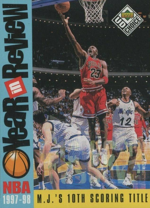 1998 Upper Deck Choice Michael Jordan #189 Basketball Card