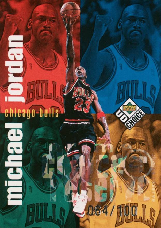 1998 Upper Deck Choice Michael Jordan #199 Basketball Card