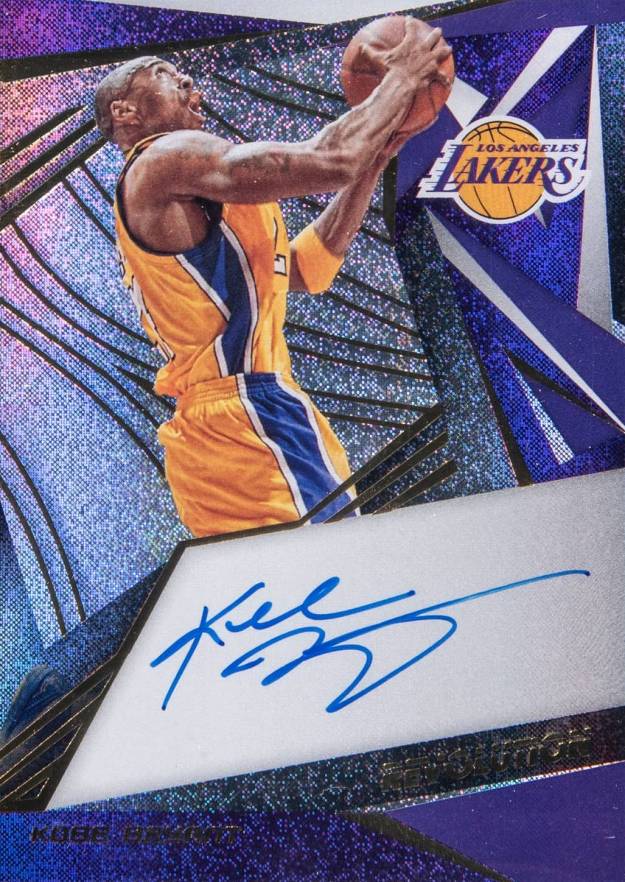 2019 Panini Revolution Autographs Kobe Bryant #KBR Basketball Card