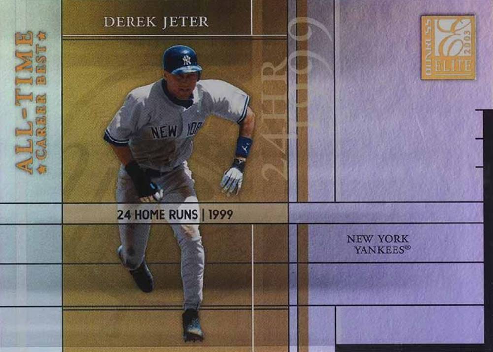 2003 Donruss Elite All-Time Career Best Derek Jeter #AT-26 Baseball Card