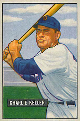 1951 Bowman Charlie Keller #177 Baseball Card