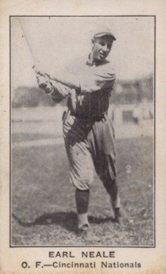 1922 American Caramel--Series of 120 ! RB Earl Neale # Baseball Card