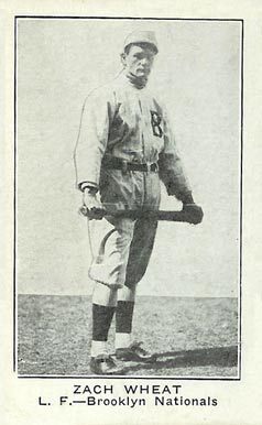 1922 American Caramel--Series of 120 ! RB Zach Wheat # Baseball Card