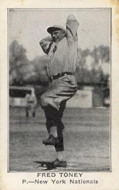 1922 American Caramel--Series of 120 ! RB Fred Toney # Baseball Card