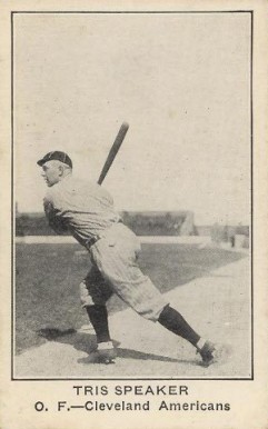 1922 American Caramel--Series of 120 ! RB Tris Speaker # Baseball Card