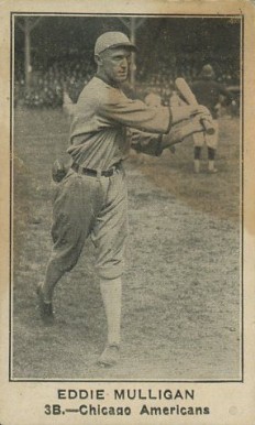 1922 American Caramel--Series of 120 ! RB Eddie Mulligan # Baseball Card
