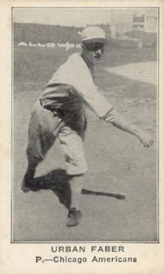 1922 American Caramel--Series of 120 ! RB Urban Faber # Baseball Card