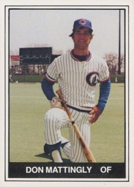 1982 TCMA Columbus Clippers Don Mattingly #21 Baseball Card