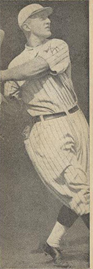 1933 Butter Cream Frank C. Frisch # Baseball Card