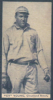 1910 1910 E-UNC Candy "Cy" Young, Cleveland Amer. #6 Baseball Card
