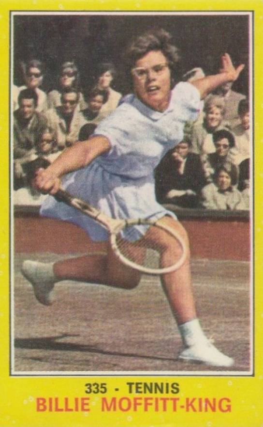 1970  Panini Campioni Dello Sport Billie Jean King #335 Soccer Card