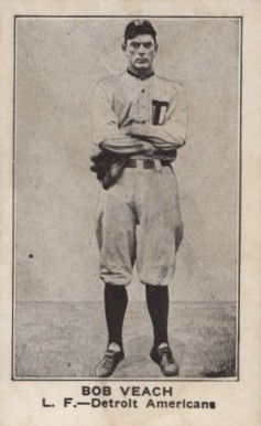 1921 American Caramel--Series of 80 Bob Veach # Baseball Card